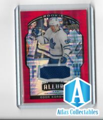 2020-21 UD Allure Egor Korshkov ROOKIE RED RAINBOW JERSEY #85